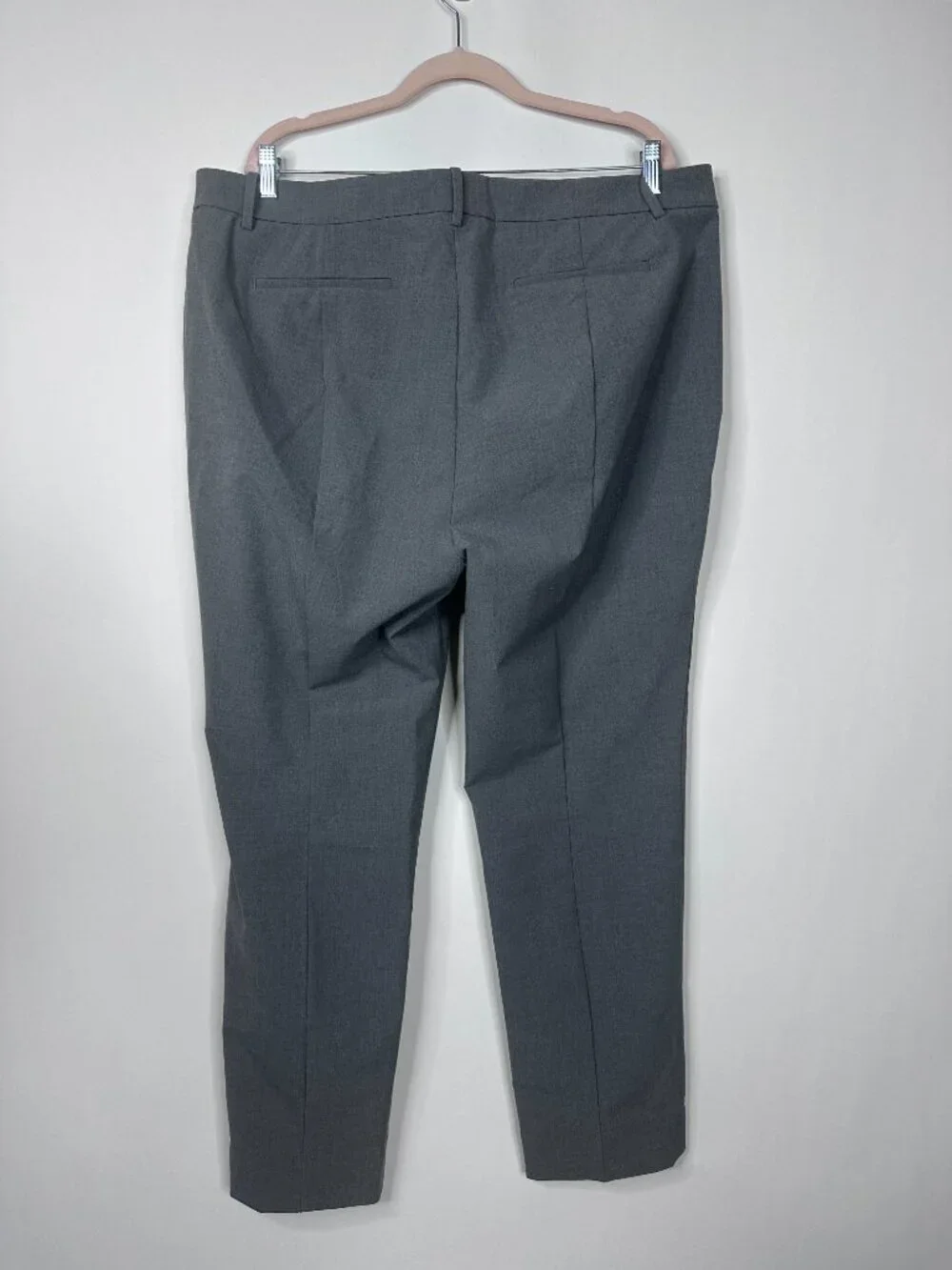 NWT J. Crew Slim-fit Full-length Trouser Pant Gray 18 #A1826